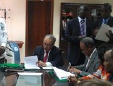 Kenya Signs MOU with the African Union to integrate into the African Union Mission to Somalia (AMISOM)