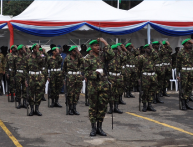 Kenya Troops Re-hat into AMISOM, Nairobi.