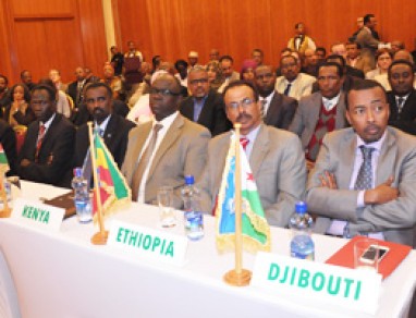 Amb. Christopher M. Chika participates at the AU Peace and Security Council briefing on the situation in Somalia