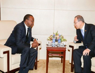 UN chief thanks Uhuru Kenyatta for Kenya’s ‘hospitality’ toward refugees