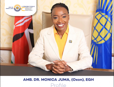 Amb. Dr. Monica Juma, (Oxon), EGH Profile